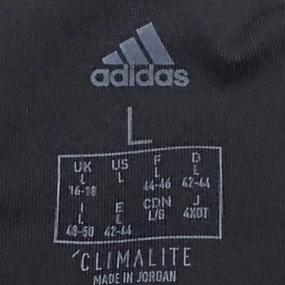 Adidas iconic 3-STRIPES 7/8 Climalite Tights Size L - Picture 7 of 11